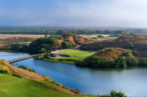 18 Holes with Jimmy Hanlin and Natalie Gulbis | Streamsong Golf Resort | Streamsong Blue | Hole 7